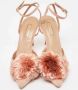Aquazzura Pre-owned Suede heels Pink Dames - Thumbnail 3