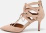 Aquazzura Pre-owned Suede heels Pink Dames - Thumbnail 2