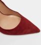 Aquazzura Pre-owned Suede heels Red Dames - Thumbnail 7