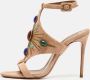 Aquazzura Pre-owned Suede sandals Beige Dames - Thumbnail 2