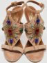 Aquazzura Pre-owned Suede sandals Beige Dames - Thumbnail 3