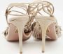 Aquazzura Pre-owned Suede sandals Beige Dames - Thumbnail 5