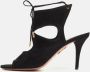 Aquazzura Pre-owned Suede sandals Black Dames - Thumbnail 2