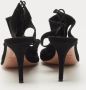 Aquazzura Pre-owned Suede sandals Black Dames - Thumbnail 5