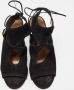 Aquazzura Pre-owned Suede sandals Black Dames - Thumbnail 3