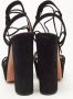 Aquazzura Pre-owned Suede sandals Black Dames - Thumbnail 5