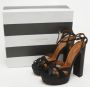 Aquazzura Pre-owned Suede sandals Black Dames - Thumbnail 9