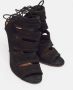 Aquazzura Pre-owned Suede sandals Black Dames - Thumbnail 4