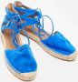 Aquazzura Pre-owned Suede sandals Blue Dames - Thumbnail 4