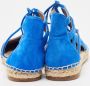 Aquazzura Pre-owned Suede sandals Blue Dames - Thumbnail 5