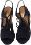 Aquazzura Pre-owned Suede sandals Blue Dames - Thumbnail 2
