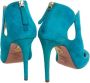 Aquazzura Pre-owned Suede sandals Blue Dames - Thumbnail 4