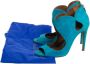 Aquazzura Pre-owned Suede sandals Blue Dames - Thumbnail 7