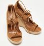 Aquazzura Pre-owned Suede sandals Brown Dames - Thumbnail 3