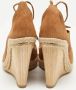 Aquazzura Pre-owned Suede sandals Brown Dames - Thumbnail 4