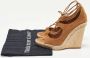 Aquazzura Pre-owned Suede sandals Brown Dames - Thumbnail 8