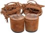 Aquazzura Pre-owned Suede sandals Brown Dames - Thumbnail 4