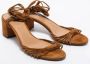 Aquazzura Pre-owned Suede sandals Brown Dames - Thumbnail 4