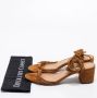 Aquazzura Pre-owned Suede sandals Brown Dames - Thumbnail 9