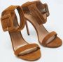 Aquazzura Pre-owned Suede sandals Brown Dames - Thumbnail 4