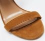 Aquazzura Pre-owned Suede sandals Brown Dames - Thumbnail 7