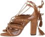 Aquazzura Pre-owned Suede sandals Brown Dames - Thumbnail 2
