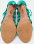 Aquazzura Pre-owned Suede sandals Green Dames - Thumbnail 6