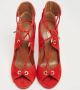 Aquazzura Pre-owned Suede sandals Red Dames - Thumbnail 3