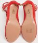 Aquazzura Pre-owned Suede sandals Red Dames - Thumbnail 6