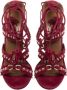 Aquazzura Pre-owned Suede sandals Red Dames - Thumbnail 2