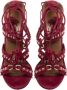 Aquazzura Pre-owned Suede sandals Red Dames - Thumbnail 2