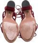 Aquazzura Pre-owned Suede sandals Red Dames - Thumbnail 5