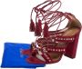 Aquazzura Pre-owned Suede sandals Red Dames - Thumbnail 7