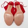 Aquazzura Pre-owned Suede sandals Red Dames - Thumbnail 6