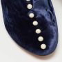 Aquazzura Pre-owned Velvet boots Blue Dames - Thumbnail 6
