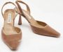 Aquazzura Pre-owned Velvet heels Beige Dames - Thumbnail 4