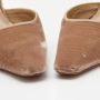 Aquazzura Pre-owned Velvet heels Beige Dames - Thumbnail 8