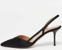 Aquazzura Pre-owned Velvet heels Black Dames - Thumbnail 2