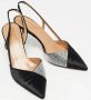 Aquazzura Pre-owned Velvet heels Black Dames - Thumbnail 4