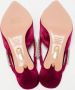 Aquazzura Pre-owned Velvet sandals Pink Dames - Thumbnail 6