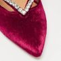 Aquazzura Pre-owned Velvet sandals Pink Dames - Thumbnail 7
