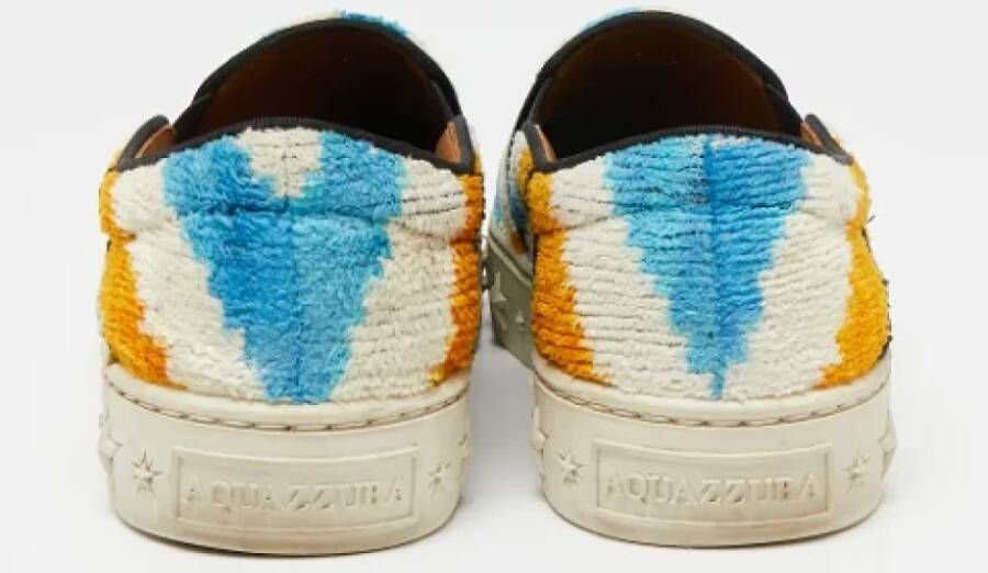 Aquazzura Pre-owned Velvet sneakers Multicolor Dames