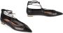 Aquazzura Puntige balletflats met goudkleurige hak Black Dames - Thumbnail 6