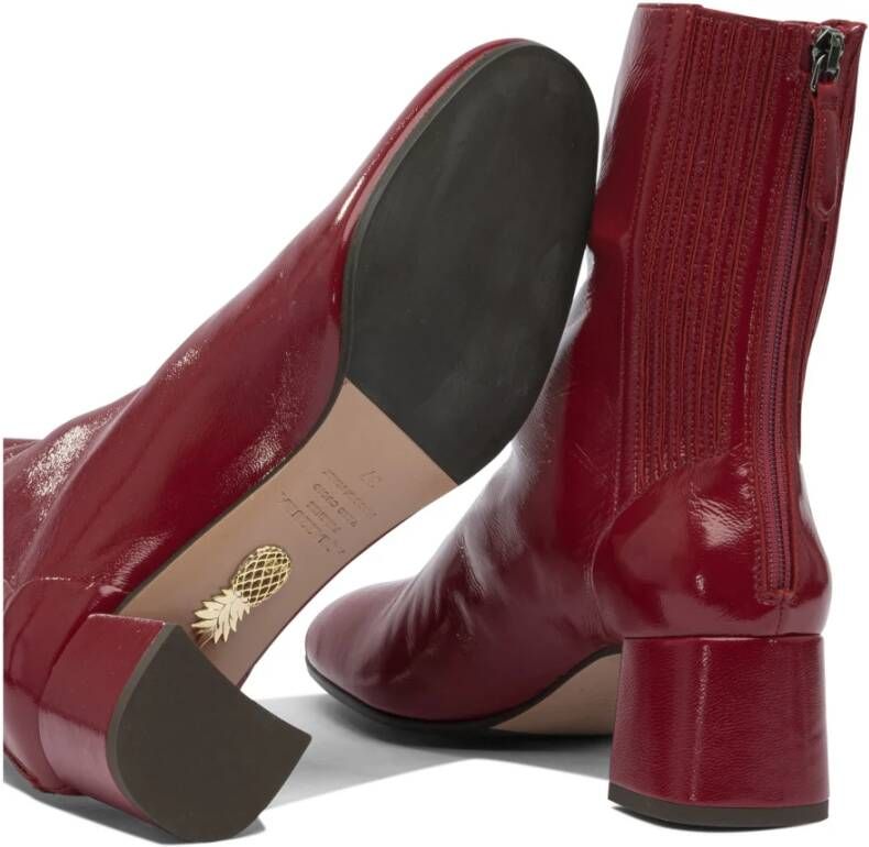 Aquazzura Rode enkellaarsjes voor vrouwen