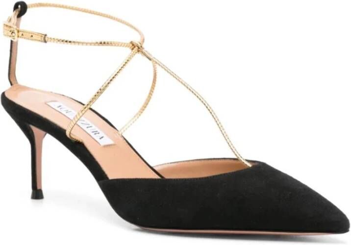 Aquazzura Romeinse Romantiek Pomp Black Dames