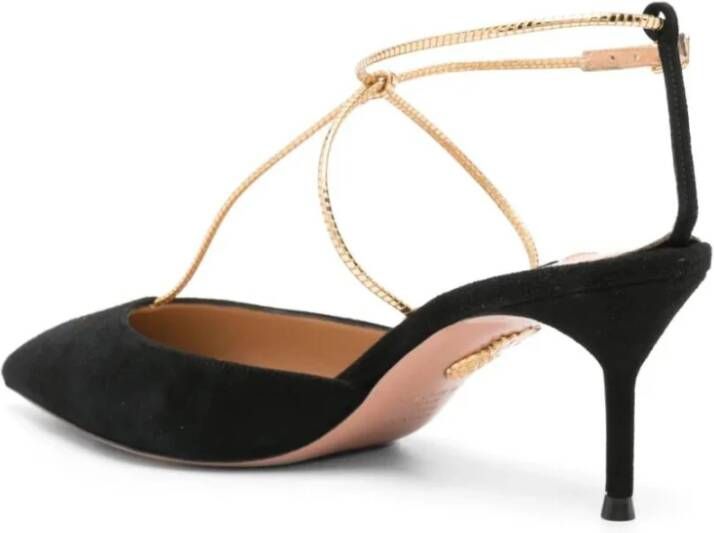 Aquazzura Romeinse Romantiek Pomp Black Dames