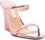 Aquazzura Roze Metallic Sleehak Sandalen Pink Dames - Thumbnail 2