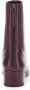Aquazzura Bordeaux Leren Enkellaarzen Medium Hak - Thumbnail 2