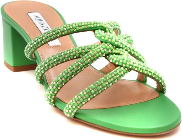 Aquazzura Sandals Green Dames