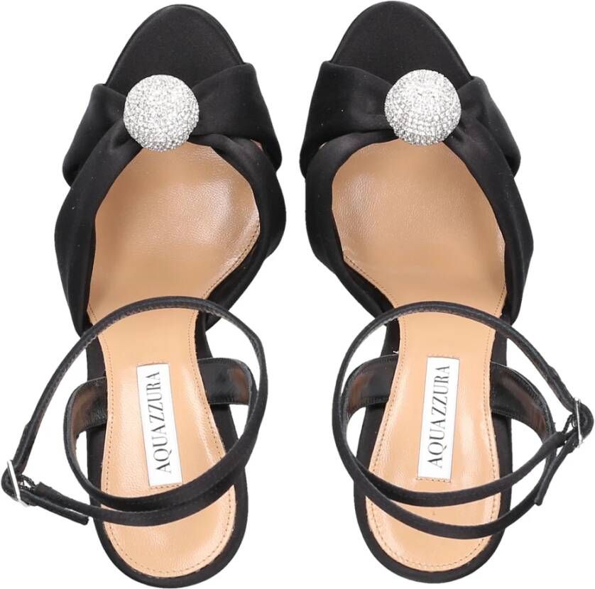 Aquazzura Sandals Yes Darling 130 Zwart Dames